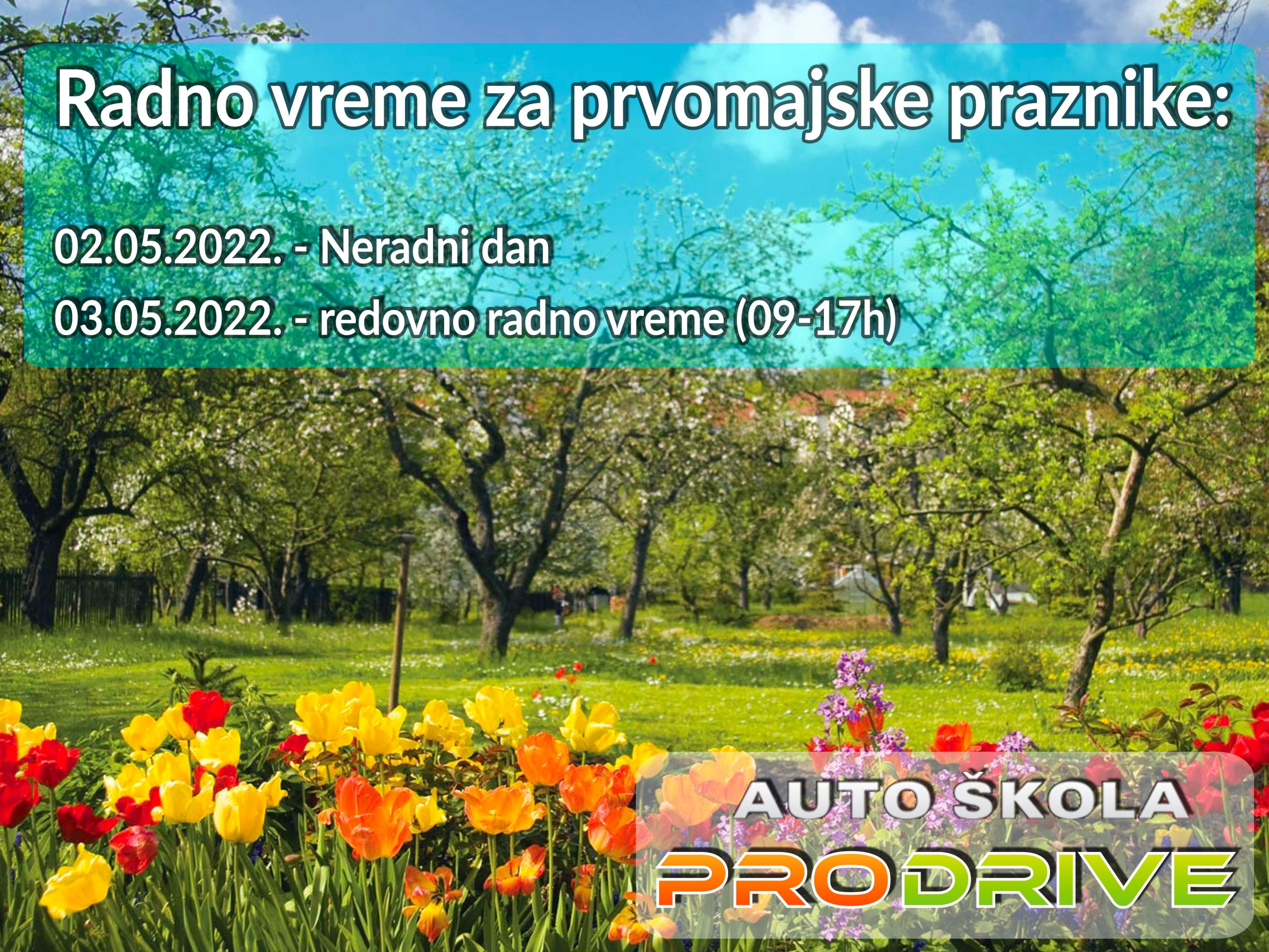 You are currently viewing Radno vreme za Prvomajske praznike