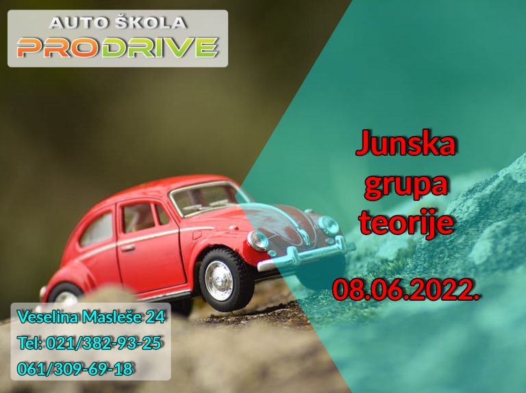 Read more about the article Junska grupa teorijske obuke